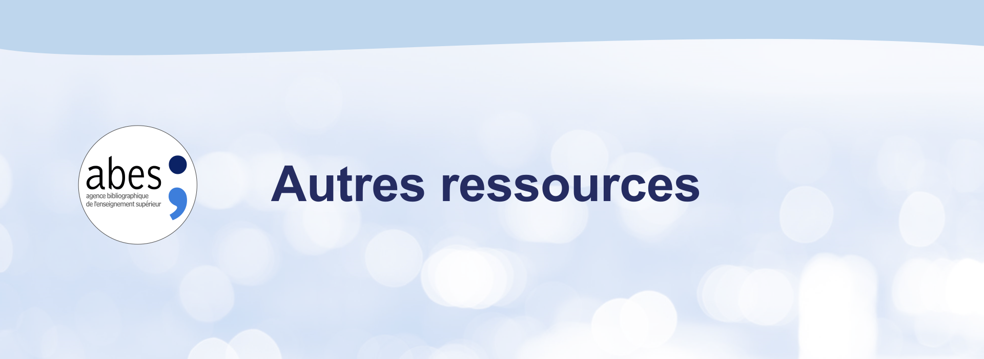 Autres ressources
